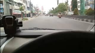 status wa perjalanan pagi hari naik mobil #suzuki #karimun