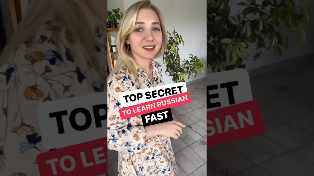 Top secret to learn Russian fast 😱🇷🇺 