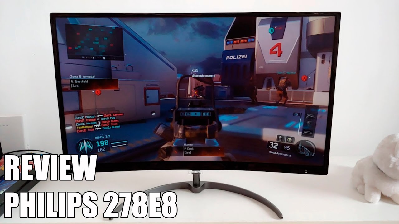 Review Philips 278E8 - Nuevo Monitor Curvo Full HD - YouTube