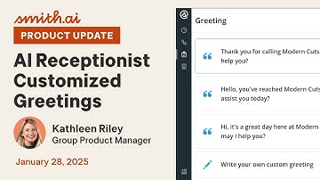 How to customize AI Receptionist greetings and endings