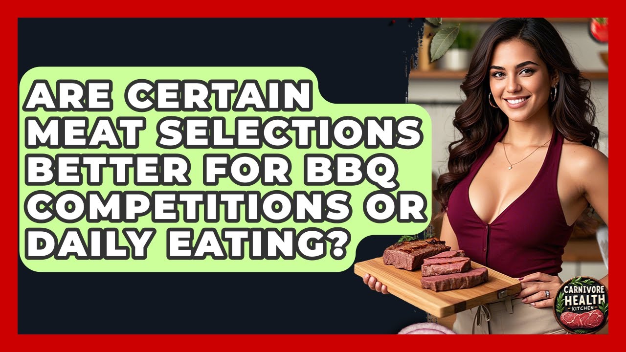 Are Certain Meat Selections Better for BBQ Competitions or Daily Eating? - Carnivore Health Kitchen