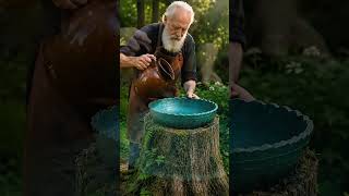 Giving a beautiful old tree stump a brand new purpose