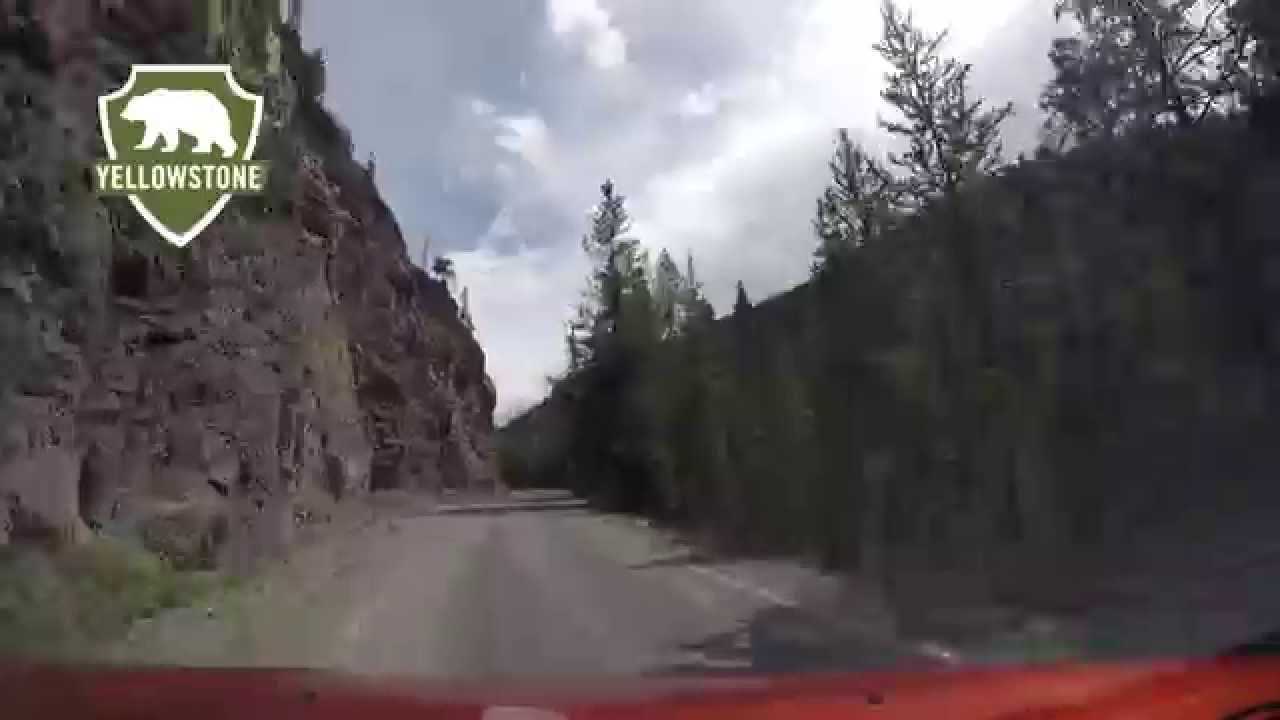 Yellowstone's Firehole Canyon Drive to Falls & Swimming