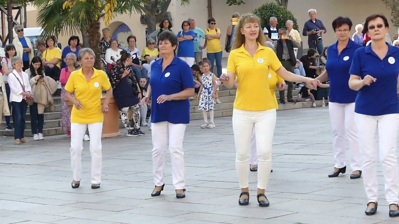 Szenior Örömtánc Máriával Tánccsoport - Tánc Világnapja 2024 Pécs