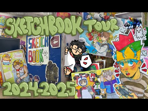 🌻SKETCHBOOK TOUR🌻2024-2025🌻BY: YOON KIWI