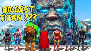The Avengers FOUND Biggest Titan - Oceanus VS Spider Man & Iron Man & Hulk & Thor