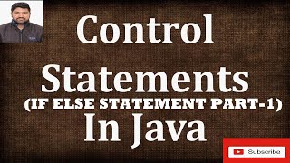 Control Statement in Java - Hindi |  Nested If Else Part-1