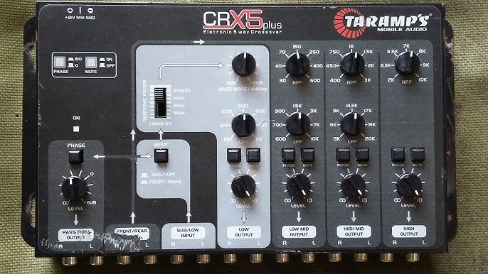 Crossover Taramps CRX5 Plus mau contato - YouTube