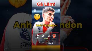 Arsenal đánh bại Tottenham, anh cả thành London là đây 🤫🔥⚽️