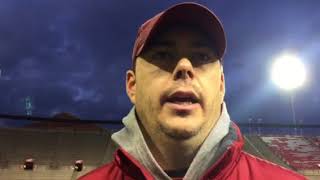Clay McGuire post practice 11-2