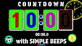 flipclock 10:00~00:00 countdown timer alarm🔔