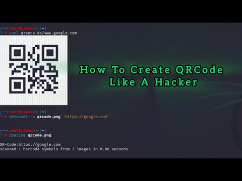 Generate Custom QR Codes with qrencode command on Kali Linux