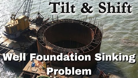 Tilt and Shift - Problem During Sinking of Well Foundation | Avoid and Rectify Deep Foundation Error