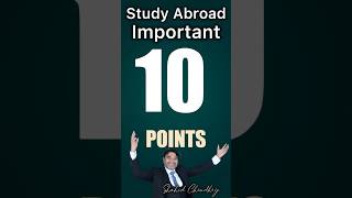 10 Important Points if you’re planning to study abroad — don’t skip if you want a smooth journey 👍