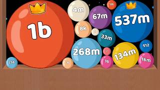 BOUNCY BALL MERGE Poki - Prepare to Be OBSESSED! Drop and Merge, 2048 Balls, Suika Game, Watermelon screenshot 1