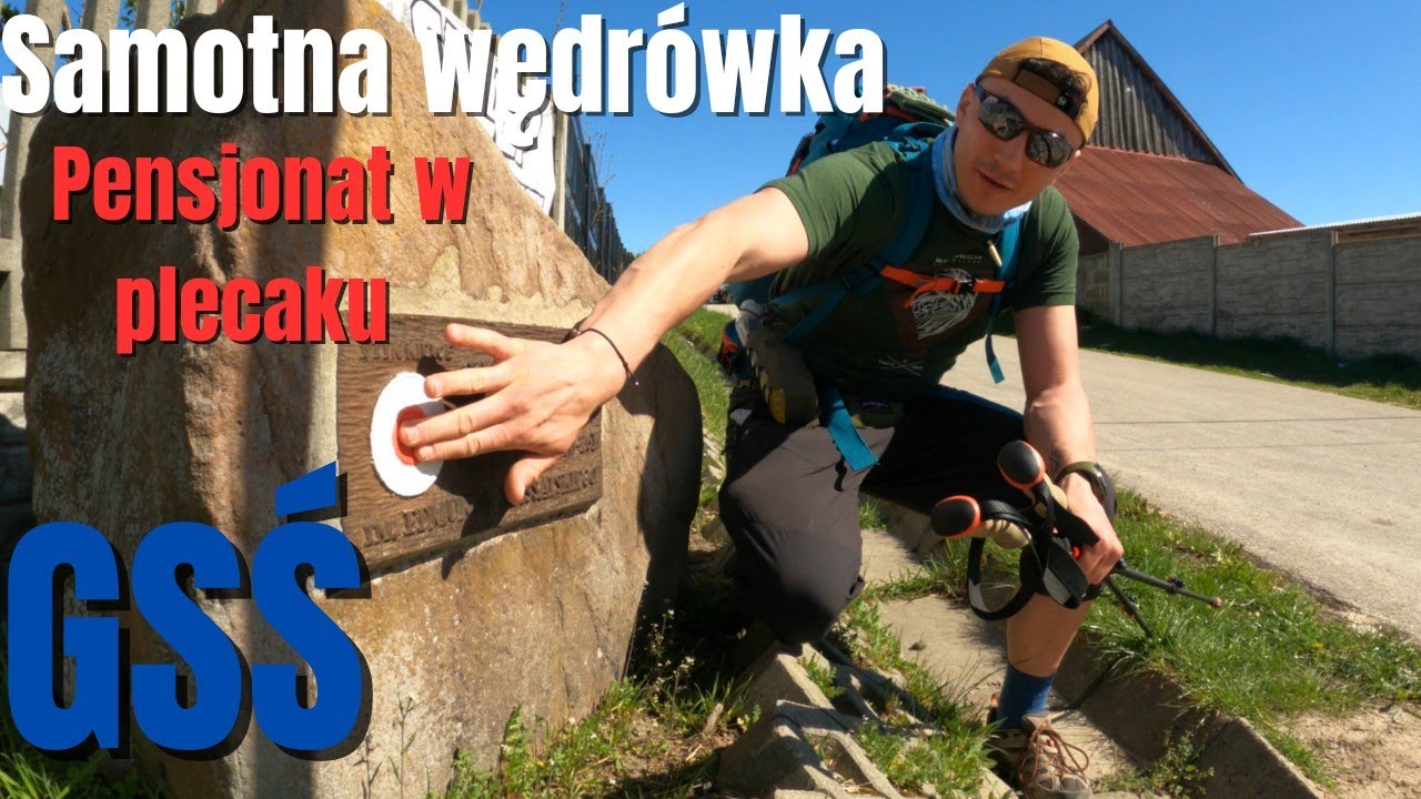 GSŚ-Główny Szlak Świętokrzyski. Noclegi pod tarpem na dziko. #4k