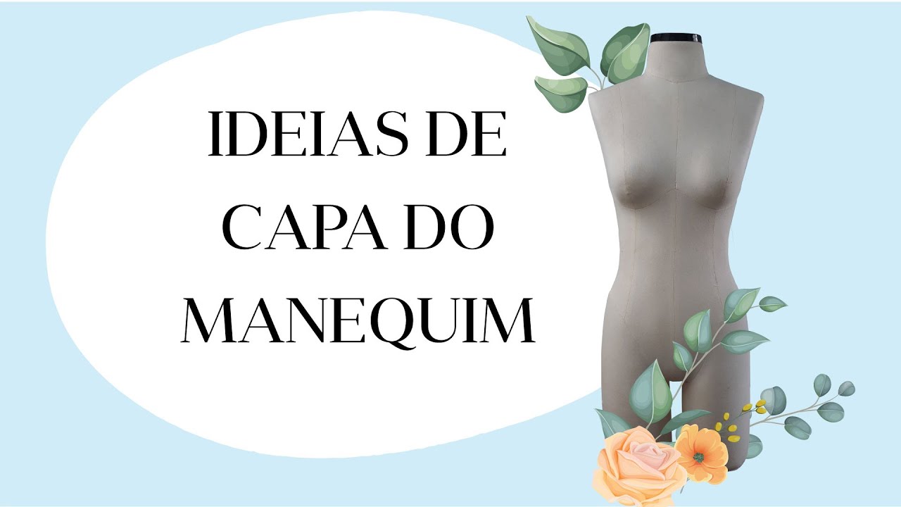 Ideia de capa do manequim de modelagem