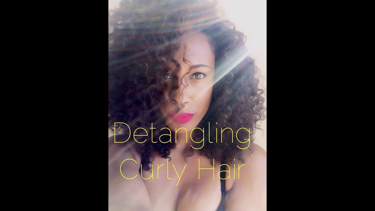 Detangling Curly Hair