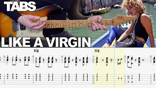 Madonna - Like a Virgin | Guitar cover WITH TABS |