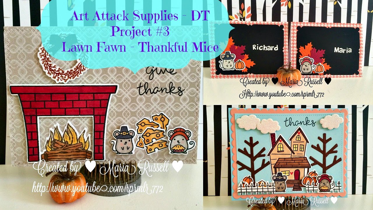 Art Attack DT Project 3 ~LF Thankful Mice