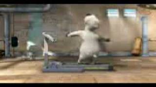 Bernard on running machine