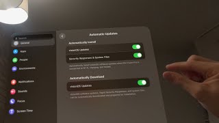 Apple Vision Pro: How to Turn On/Off Automatic Software Updates Tutorial! (For Beginners) screenshot 3