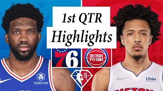 Detroit Pistons vs. Philadelphia 76ers Full Highlights 1st QTR | April 10 | 2022 NBA Season
