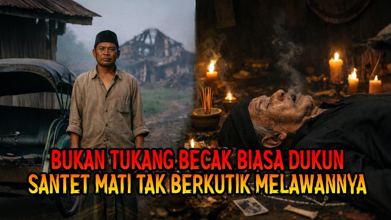 BUKAN TUKANG BECAK BIASA DUKUN SANTET MATI TAK BERKUTIK MELAWANNYA