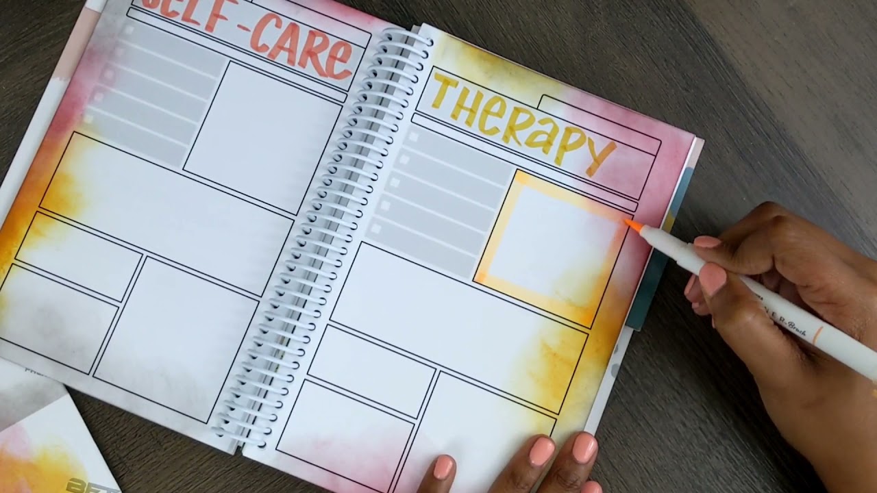 Self Care Tracking In My Oh So Paper Notebook