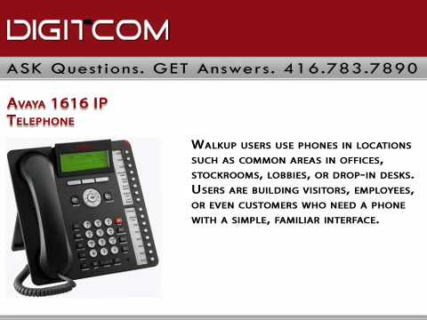 Avaya 1616 IP Telephone Digitcom.ca Business Phone Systems