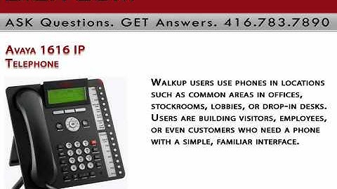 Avaya 1616 IP Telephone Digitcom.ca Business Phone Systems