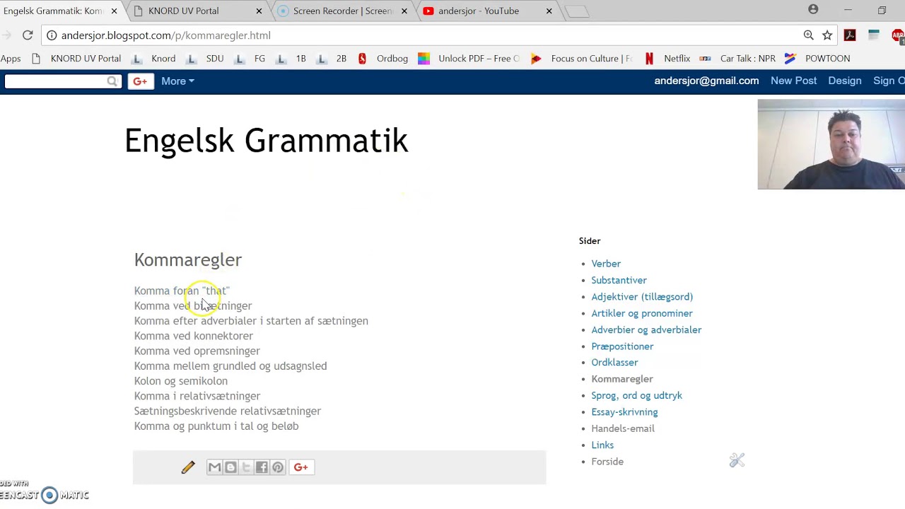 komma ved og komma ved og