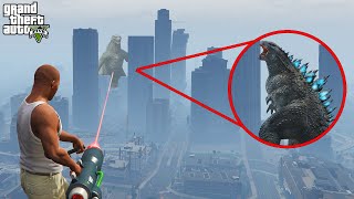 I Found Godzilla on GTA 5 (Grand Theft Auto V)