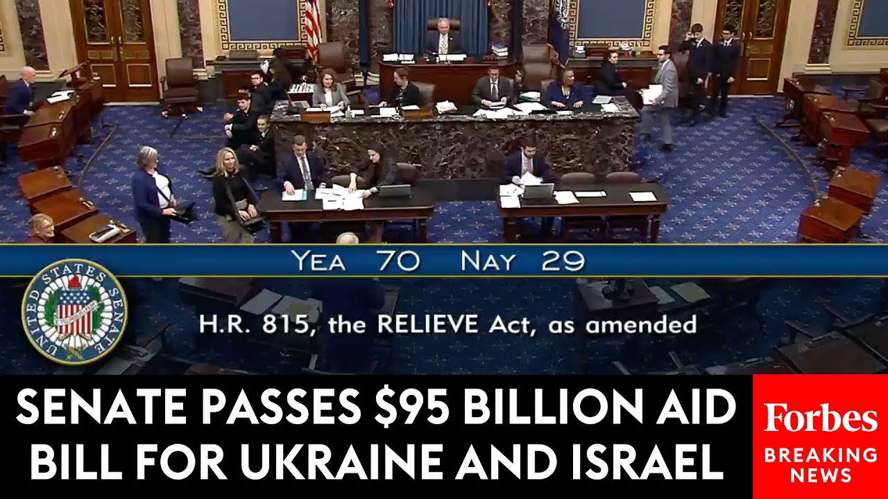 Senate Passes $95 Billion Aid Bill For Ukraine And Israel In Bipartisan ...