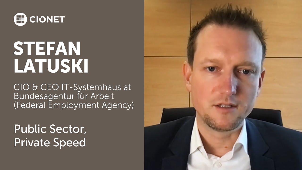 Стефан Латуски — директор по информационным технологиям Федерального агентства по трудоустройству...