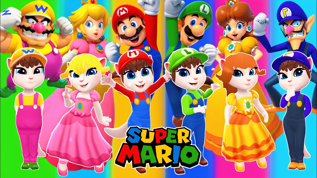 🌈SUPER MARIO ➕️ ANGELA 2 | Cosplay Makeover