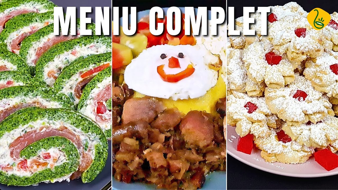 Ce punem pe masa de Craciun? Rulada festiva, Tochitura si Fursecuri