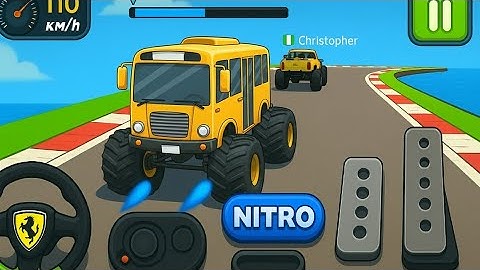 Crazy Bus Mega Ramp Impossible RacingBus Stunts Impossible Tracks - Android Gameplay | Skeleton Play