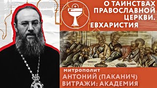 Таинство Евхаристии. О Таинствах Православной Церкви | Митрополит Антоний (Паканич) | ТЕОВЛОГ
