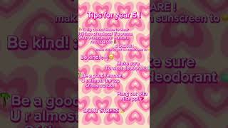 TIPS FOR 5th GRADERS 💖🌴#year5 #tips #fyp #edit