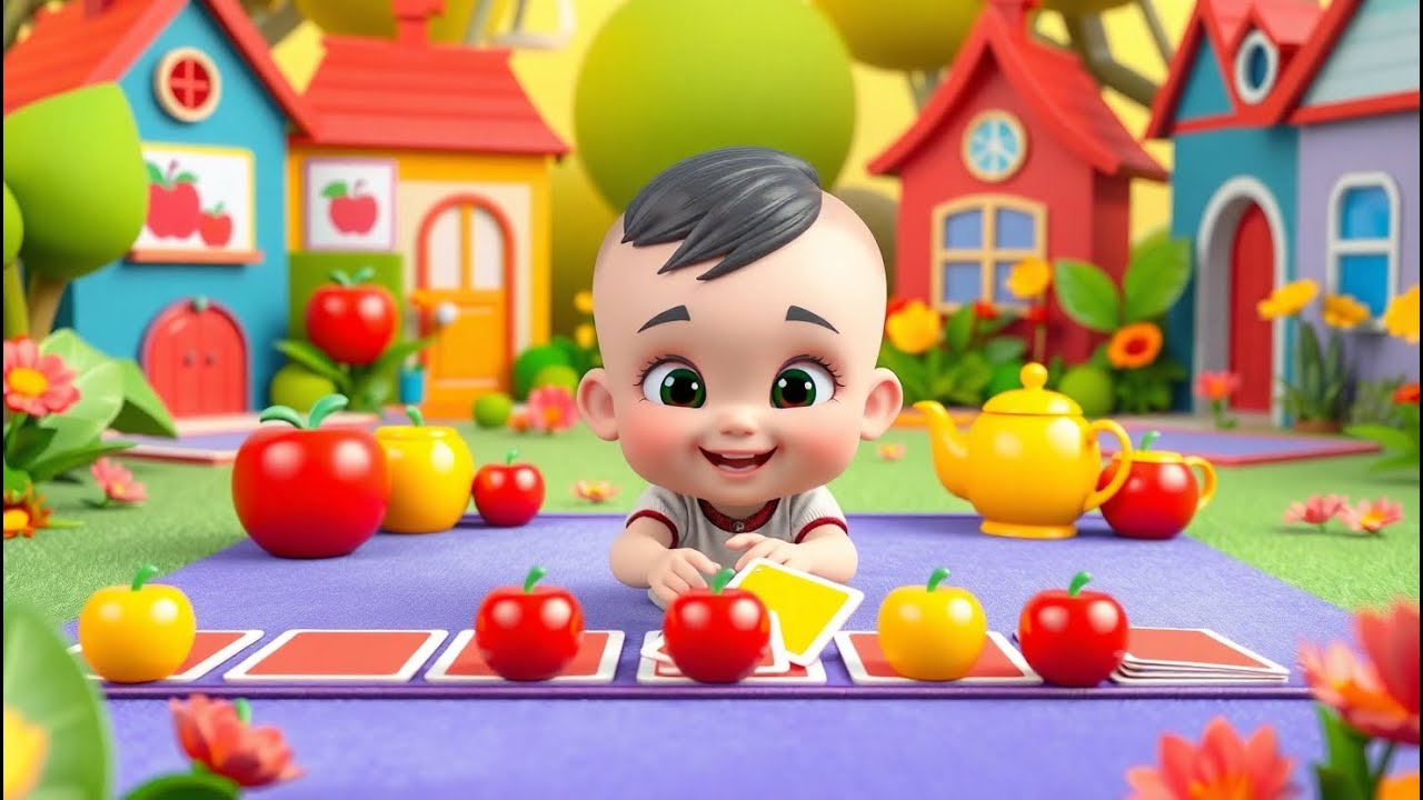 Poppy Panda Plays with Shapes and Colors | Educational Rhyme for Kids | Fun Preschool Learning Song