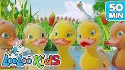 Five Little Ducks - THE BEST Songs for Children | LooLoo Kids  - Durasi: 53:43. 