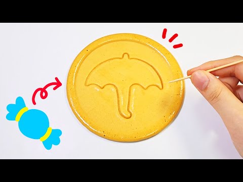 우산 달고나 성공???🟡⚠️ 🟨 Squid Game Dalgona