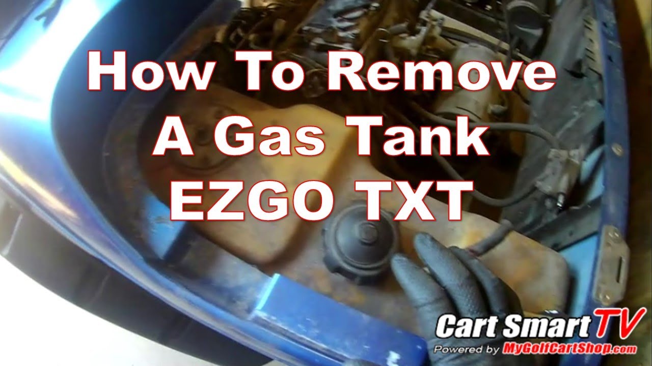 How To Remove EZGO Gas Tank - YouTube