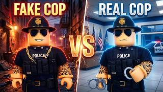 FAKE COP vs REAL COP in Roblox Police Game