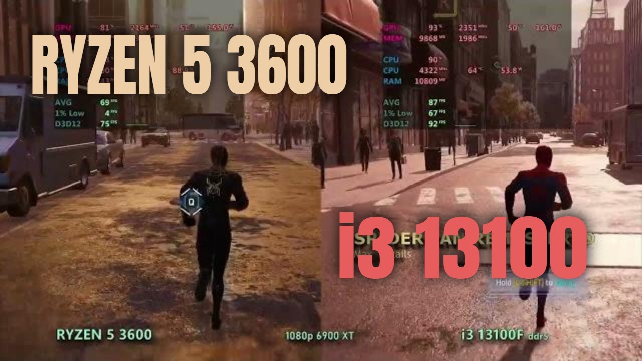 Ryzen 5 3600 vs i3 13100 Tested in 19 games - YouTube