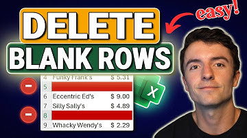 How to Delete Blank Rows in Excel | Fast & Easy!