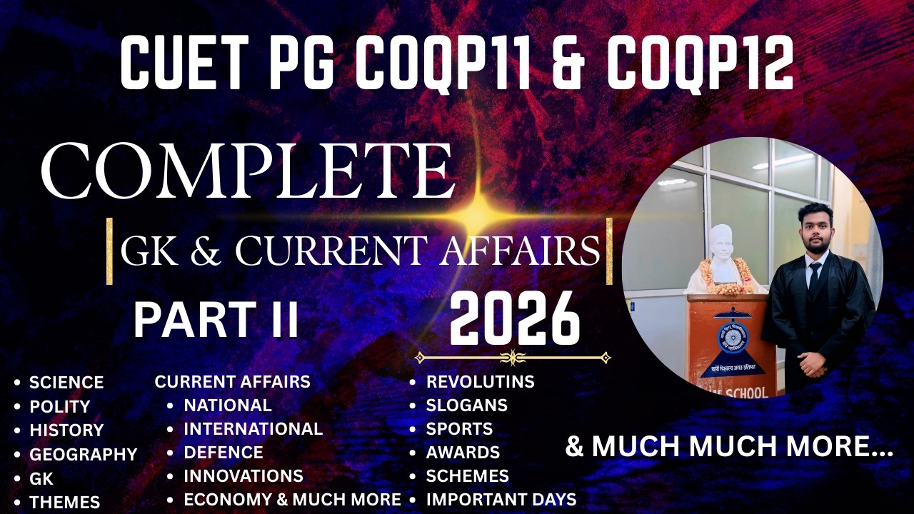 COMPLETE STATIC GK AND CURRENT AFFAIRS PART 2 - YouTube