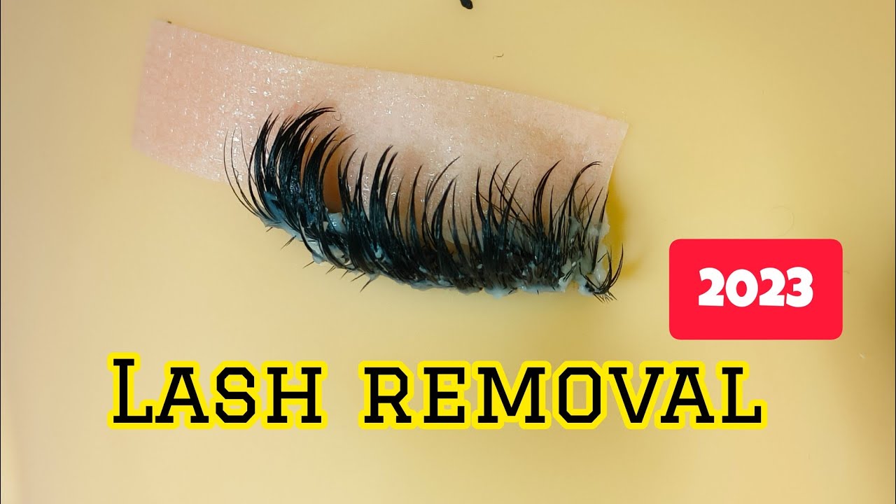 How to Remove lash extensions on mannequin head (safely) beginners lash