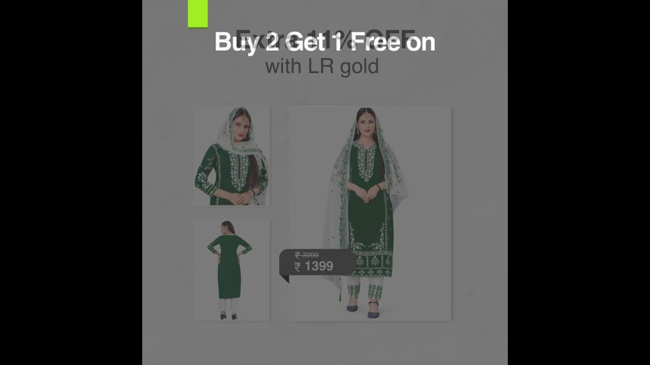 LimeRoad: B2G1 Free Suits|| On 10 Lac+ Products| 2600+ Brands
